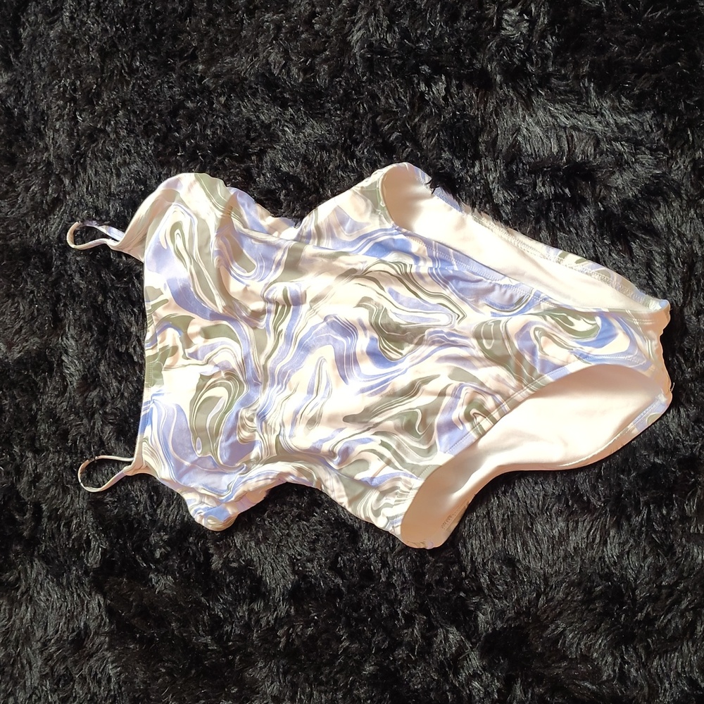 Stylish One Piece Swimsuit - Blue and Green HURLEY WOMENS SWIMWEAR FULL-PIECE